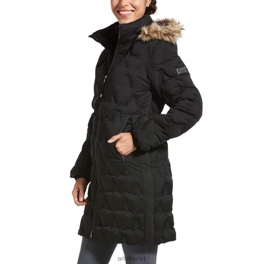 Ariat Isolierter Daunenmantel von Barrow Frauen P4JJPR3691 Schwarz Spitzen