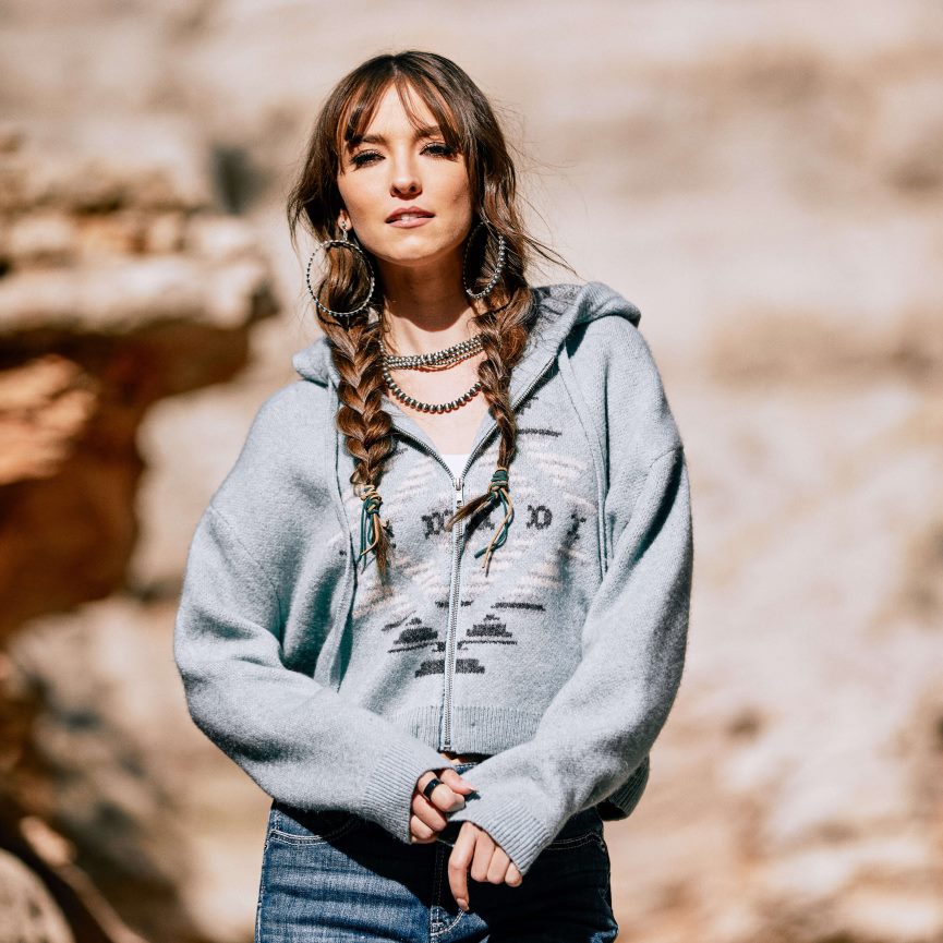 Ariat Agavengartenpullover Frauen P4JJPR3339 Arktis Spitzen