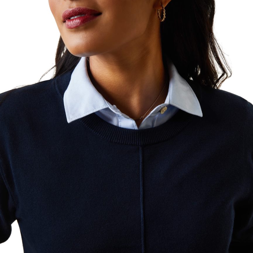 Ariat Halbinsel-Pullover Frauen P4JJPR3333 Marine Spitzen