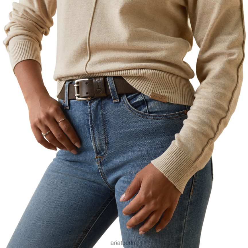 Ariat Halbinsel-Pullover Frauen P4JJPR3354 Haferflocken Spitzen