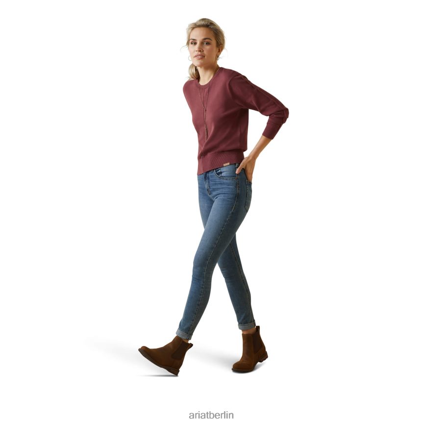 Ariat Halbinsel-Pullover Frauen P4JJPR3359 Nocturne Spitzen