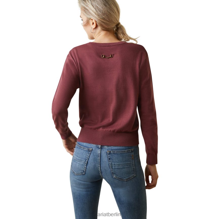 Ariat Halbinsel-Pullover Frauen P4JJPR3359 Nocturne Spitzen
