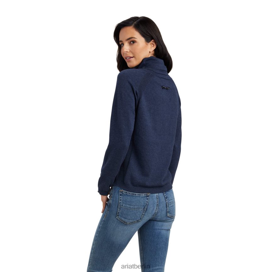 Ariat Lexi-Pullover Frauen P4JJPR3320 Heideblau Spitzen