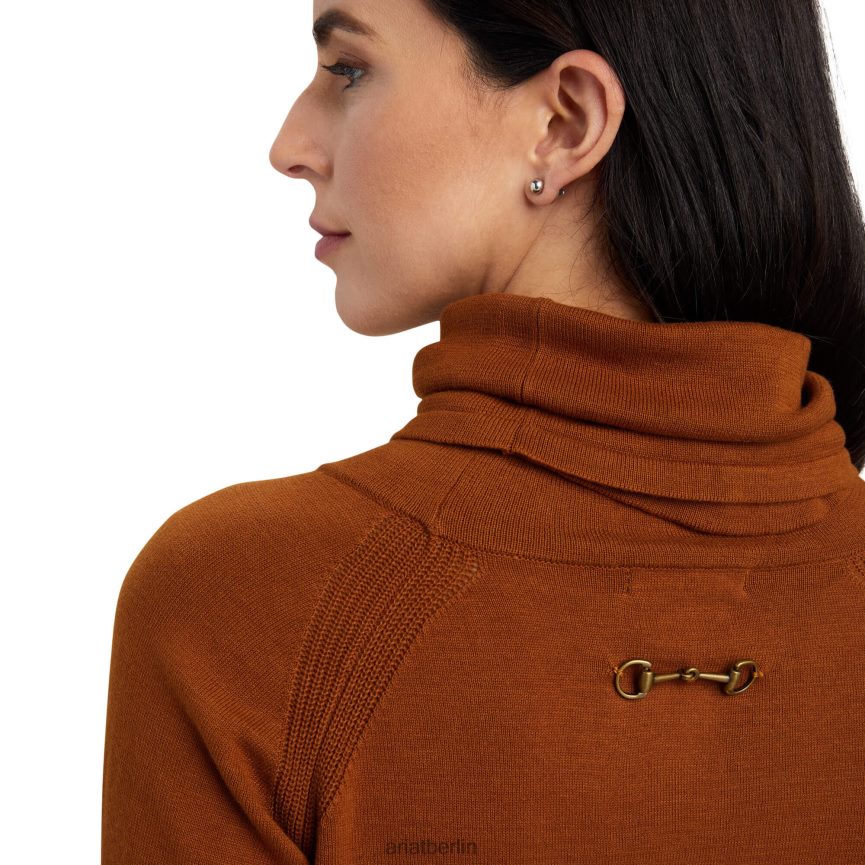 Ariat Lexi-Pullover Frauen P4JJPR3356 Kastanie Spitzen