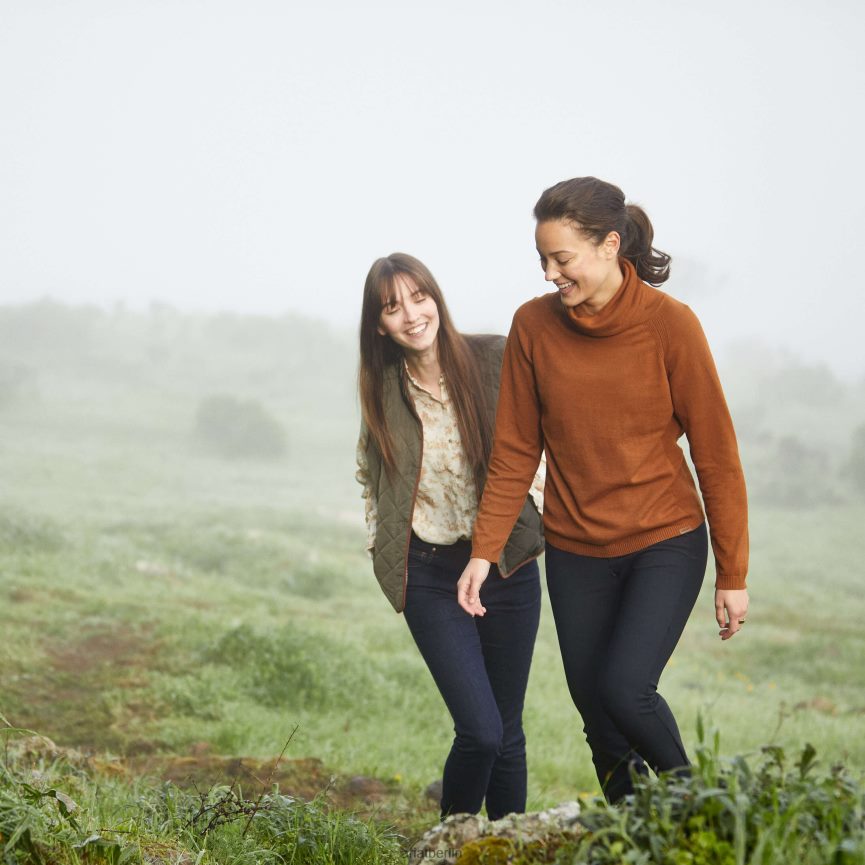 Ariat Lexi-Pullover Frauen P4JJPR3356 Kastanie Spitzen