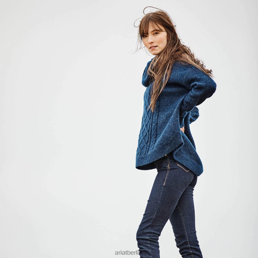 Ariat Montana-Pullover Frauen P4JJPR3365 Marine Spitzen