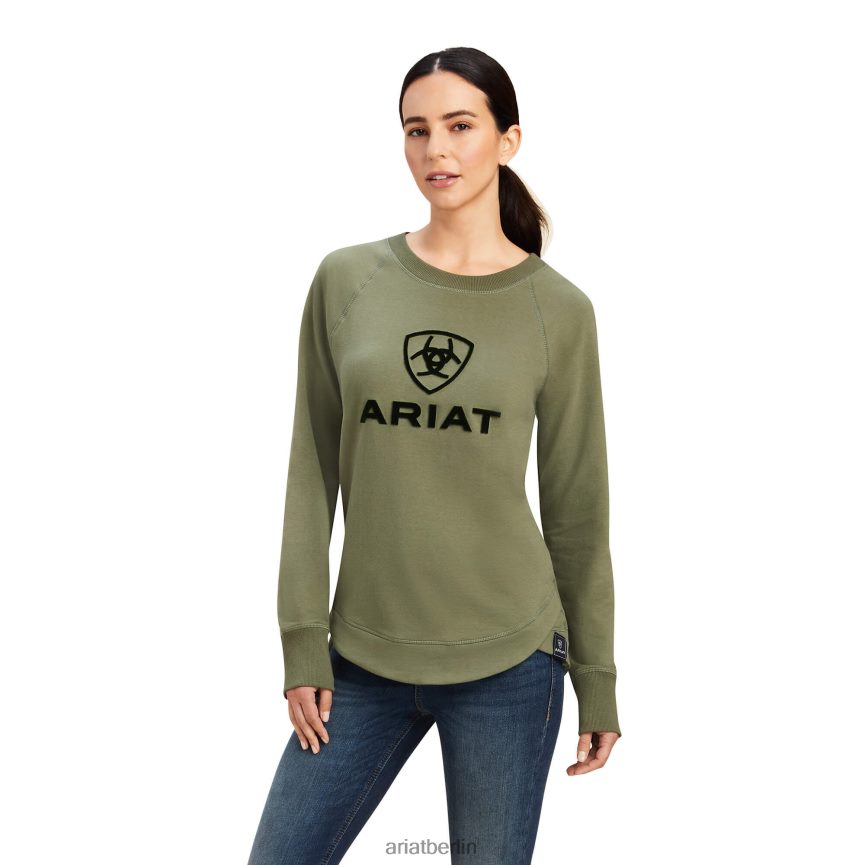 Ariat Benicia-Sweatshirt Frauen P4JJPR3318 vierblättriges Kleeblatt Spitzen