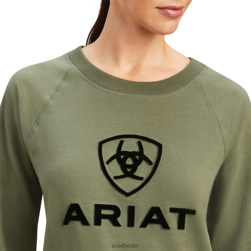 Ariat Benicia-Sweatshirt Frauen P4JJPR3318 vierblättriges Kleeblatt Spitzen