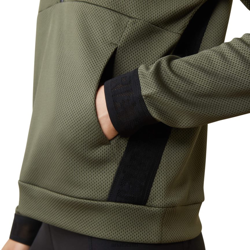 Ariat Breathe Sweatshirt mit halbem Reißverschluss Frauen P4JJPR3374 Käfer Spitzen