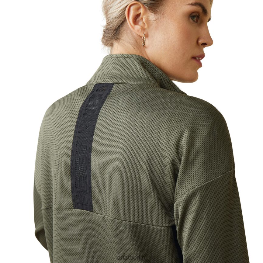 Ariat Breathe Sweatshirt mit halbem Reißverschluss Frauen P4JJPR3374 Käfer Spitzen