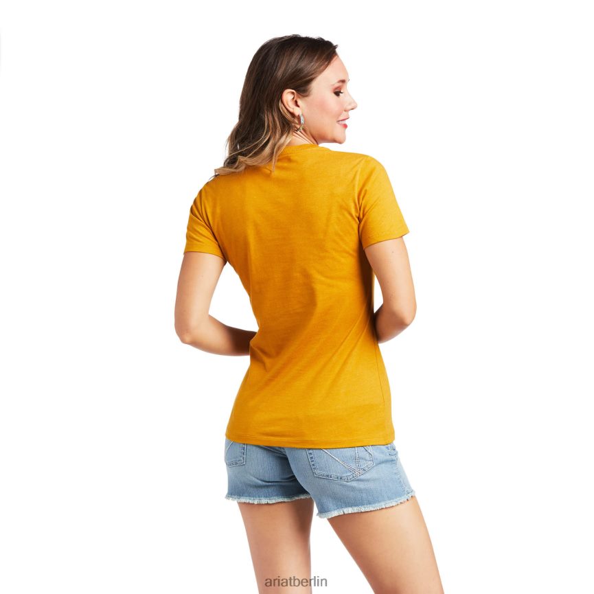 Ariat Ackerland-T-Shirt Frauen P4JJPR2936 Hirschhornheide Spitzen