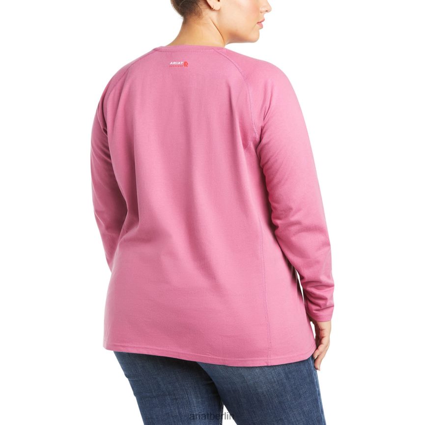 Ariat Fr Air Crew T-Shirt Frauen P4JJPR3027 rosaviolett Spitzen