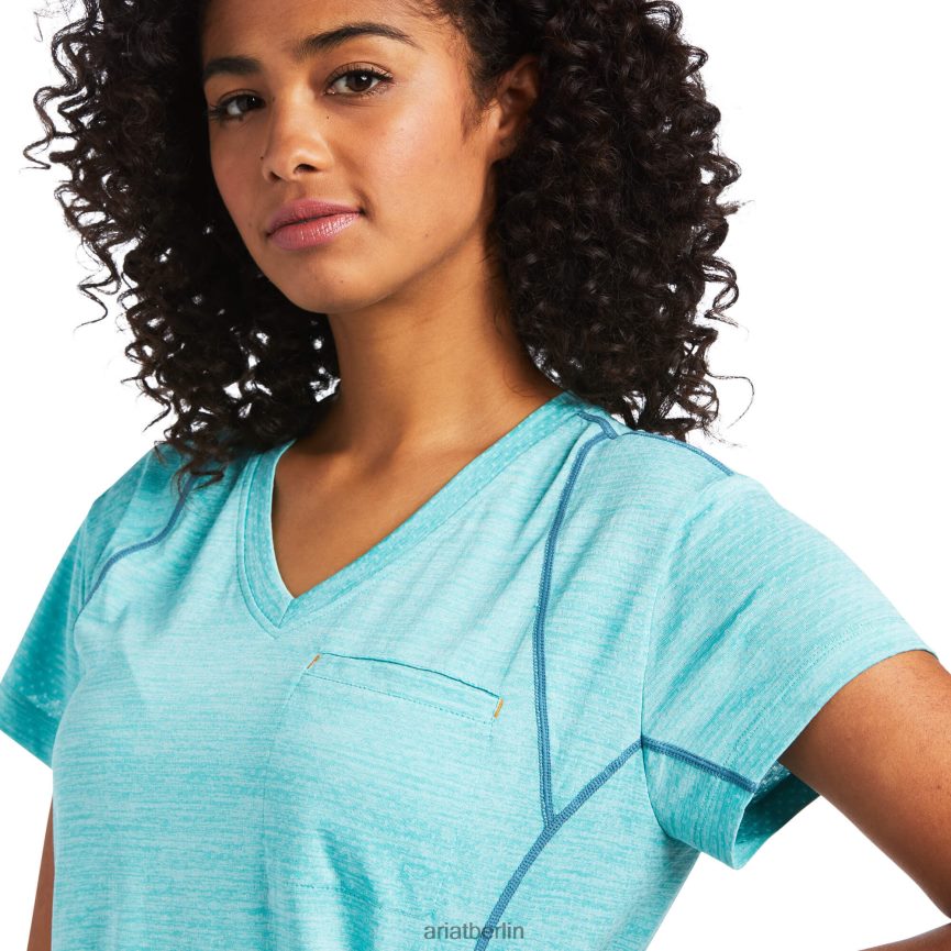 Ariat Rebar Evolution T-Shirt Frauen P4JJPR3192 Wiesenbach Spitzen