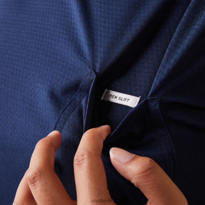 Ariat Rebar Heat Fighter T-Shirt Frauen P4JJPR2971 Marine/Dämmerung Spitzen