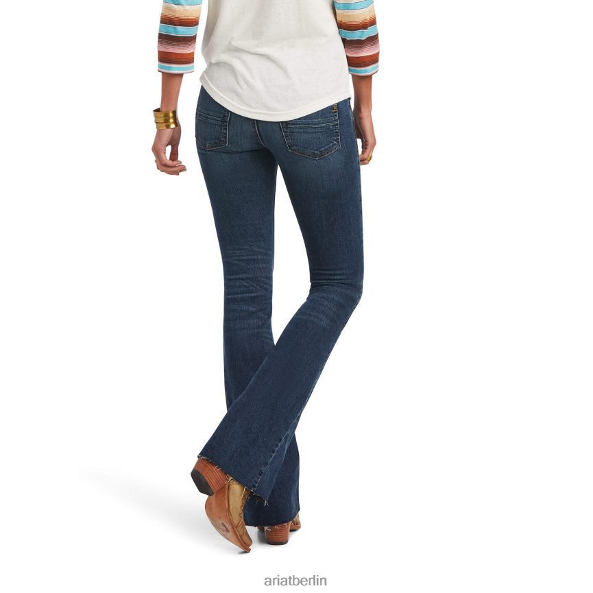 Ariat Sonnenuntergang-Traum-T-Shirt Frauen P4JJPR2887 Blanc de Blanc Spitzen