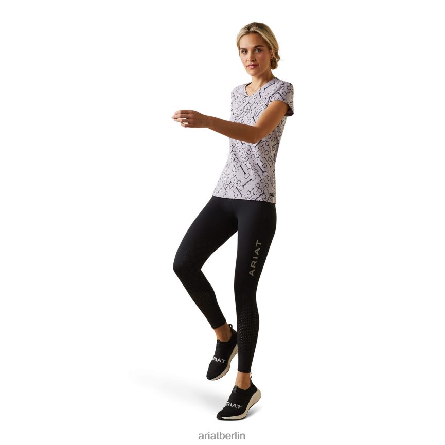 Ariat Trensen-T-Shirt Frauen P4JJPR3148 Lavendelheide Spitzen