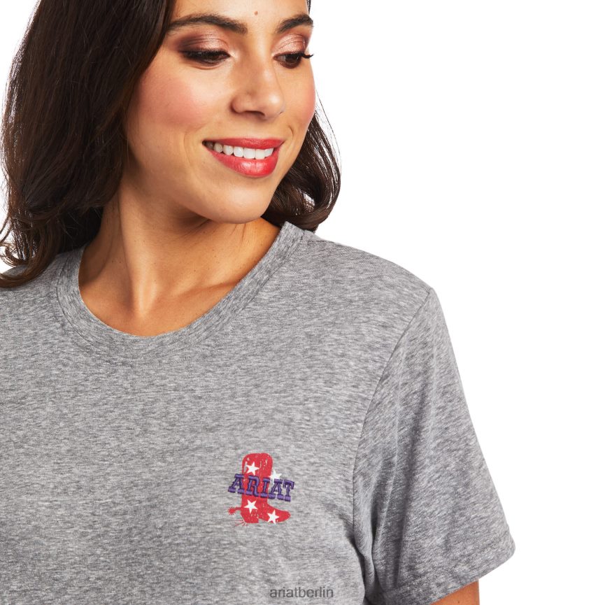 Ariat den Blues-Abschlag singen Frauen P4JJPR3133 Anthrazitgrau Spitzen