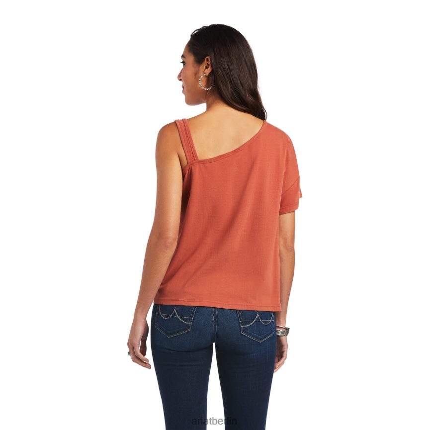 Ariat um und um den Abschlag Frauen P4JJPR2855 Redwood-Maser Spitzen