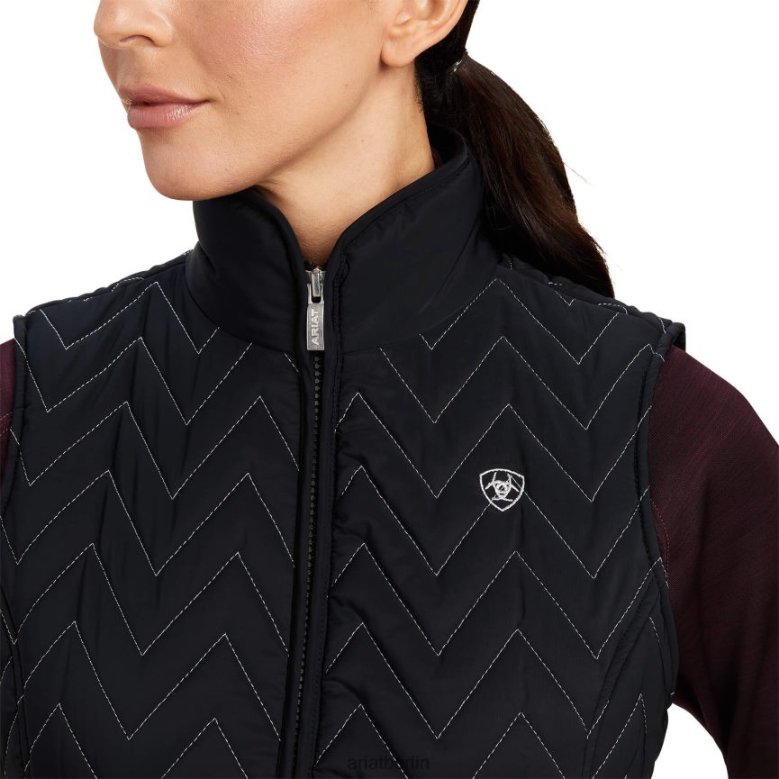 Ariat Ashley isolierte Weste Frauen P4JJPR3537 Schwarz Spitzen