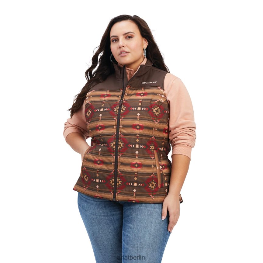 Ariat Crius isolierte Weste Frauen P4JJPR3543 Canyonlands-Druck Spitzen