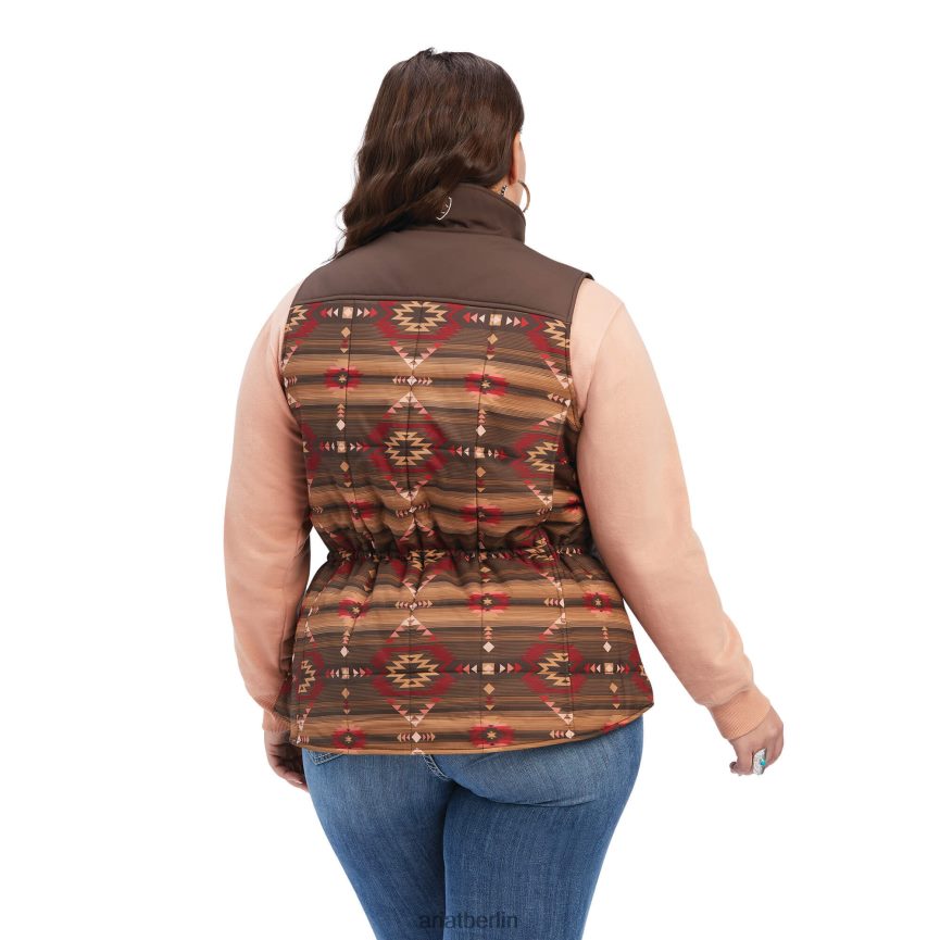 Ariat Crius isolierte Weste Frauen P4JJPR3543 Canyonlands-Druck Spitzen