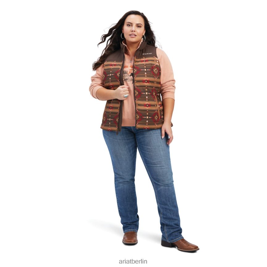 Ariat Crius isolierte Weste Frauen P4JJPR3543 Canyonlands-Druck Spitzen