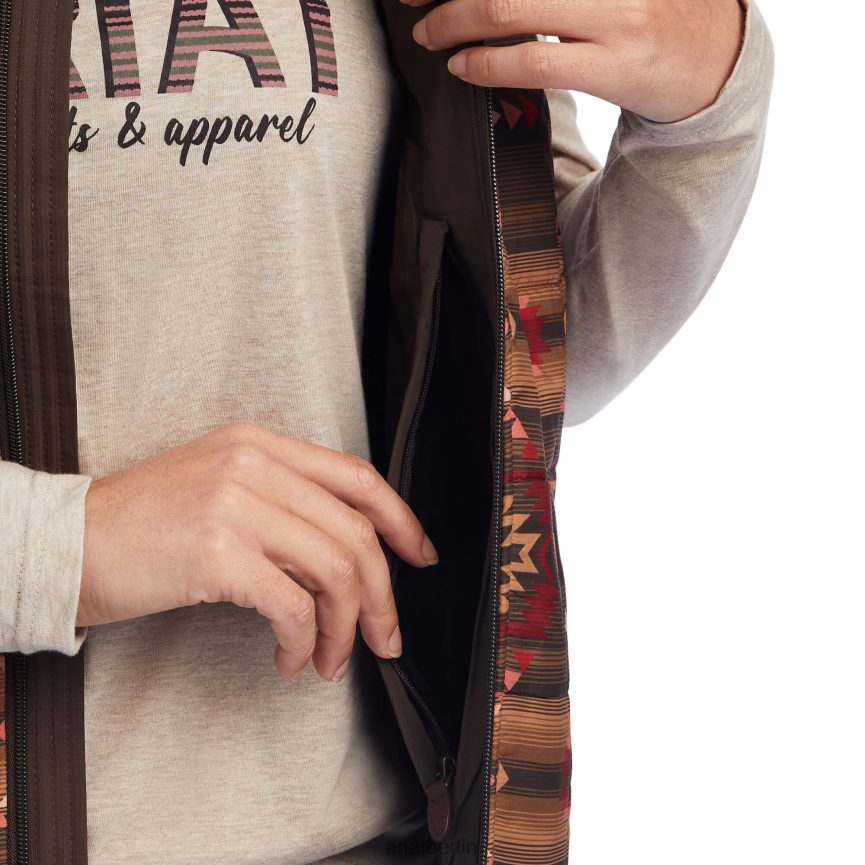 Ariat Crius isolierte Weste Frauen P4JJPR3543 Canyonlands-Druck Spitzen