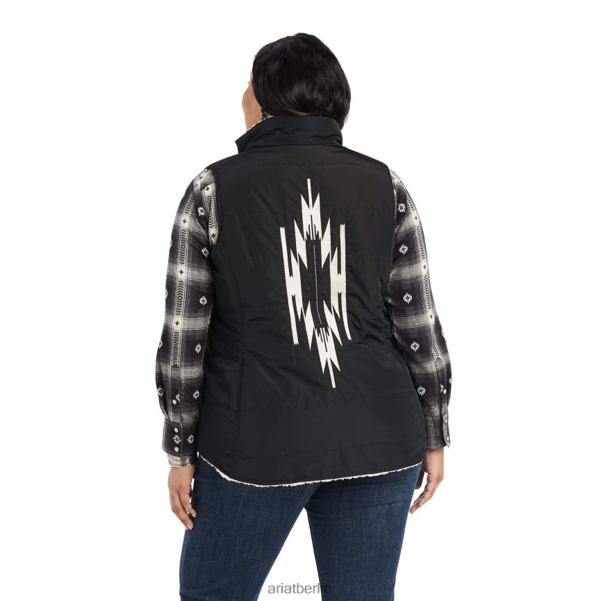 Ariat Dilon Chimayo Weste Frauen P4JJPR3486 Schwarz Spitzen