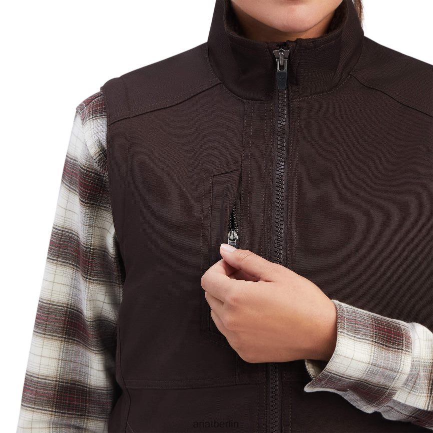Ariat Isolierweste aus Rebar-Duracanvas Frauen P4JJPR3607 Mol Spitzen