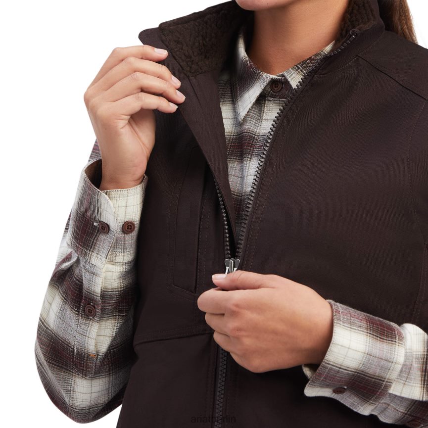 Ariat Isolierweste aus Rebar-Duracanvas Frauen P4JJPR3607 Mol Spitzen