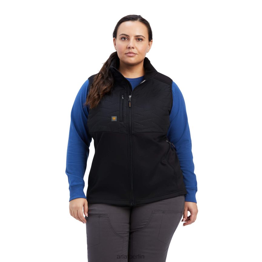 Ariat Rebar Cloud 9 Weste Frauen P4JJPR3626 Schwarz Spitzen