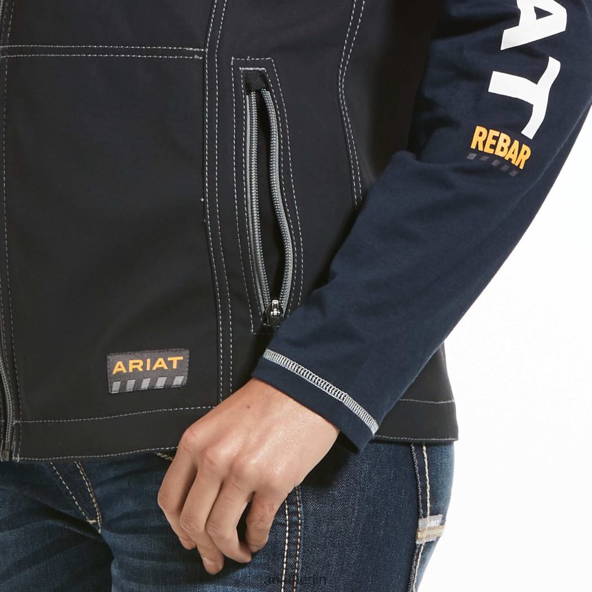 Ariat Rebar-Stretch-Canvas-Softshellweste Frauen P4JJPR3577 Schwarz Spitzen