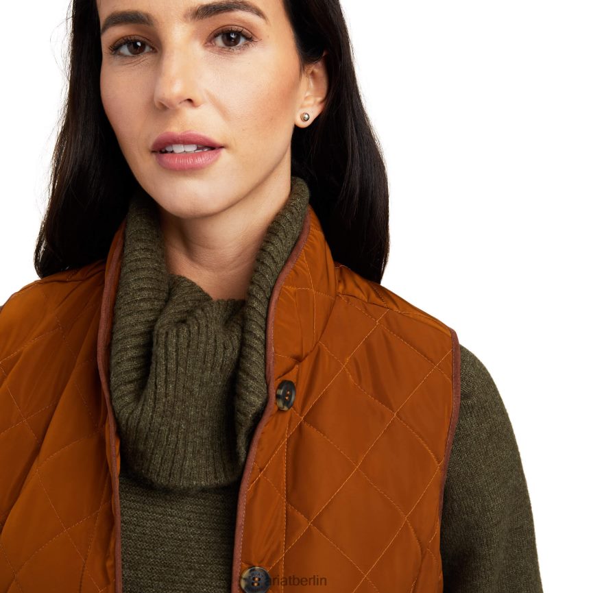 Ariat Woodside 2.0 Weste Frauen P4JJPR3576 Kastanie Spitzen