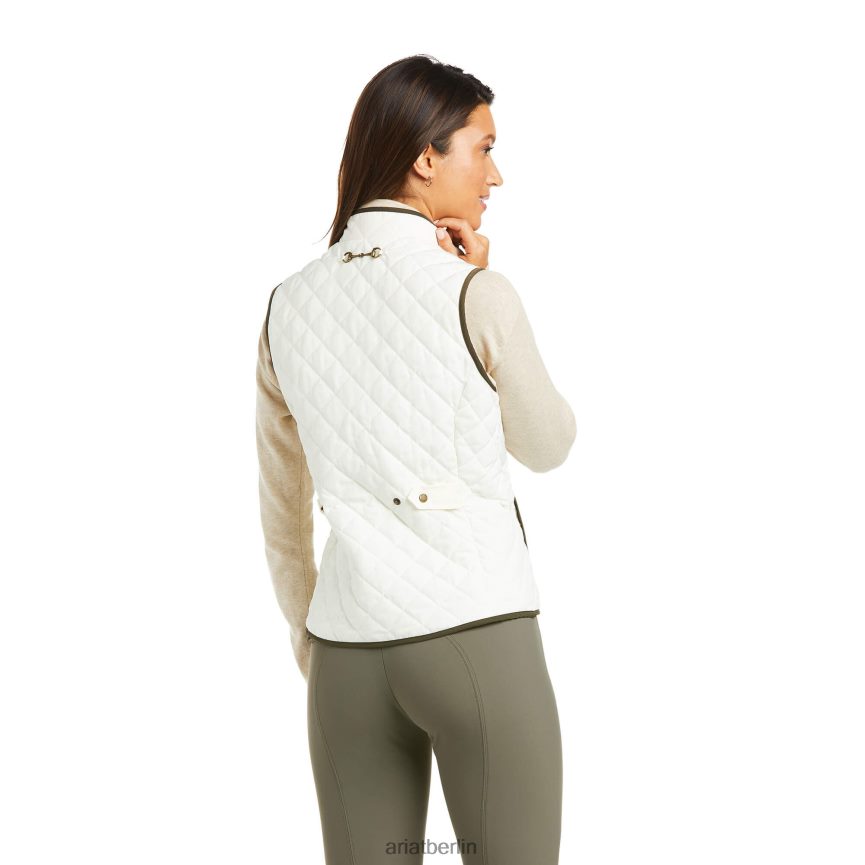 Ariat Woodside-Weste Frauen P4JJPR3617 Vanilleeis Spitzen