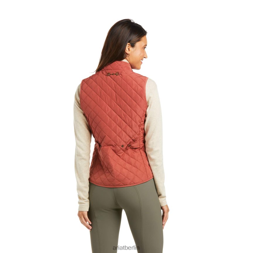 Ariat Woodside-Weste Frauen P4JJPR3633 Marsala Spitzen