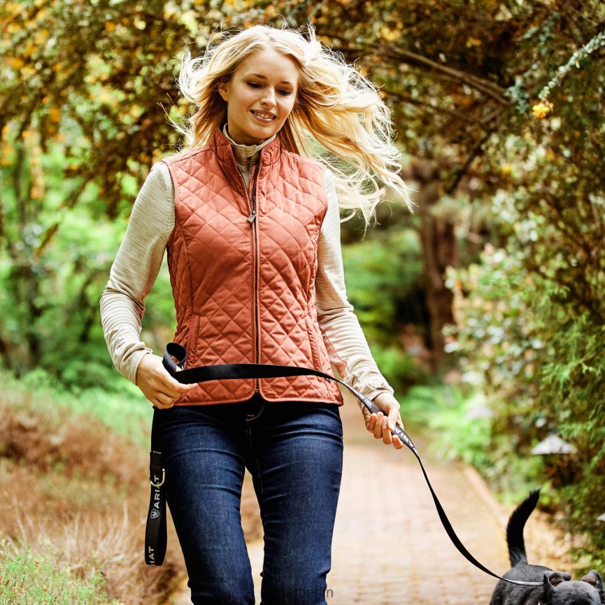 Ariat Woodside-Weste Frauen P4JJPR3633 Marsala Spitzen