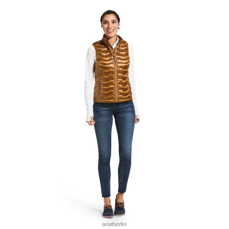 Ariat ideale 3.0 Daunenweste Frauen P4JJPR3620 bronzebraun Spitzen