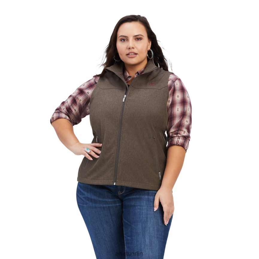 Ariat neue Team-Softshellweste Frauen P4JJPR3512 Banyanrindenheide Spitzen