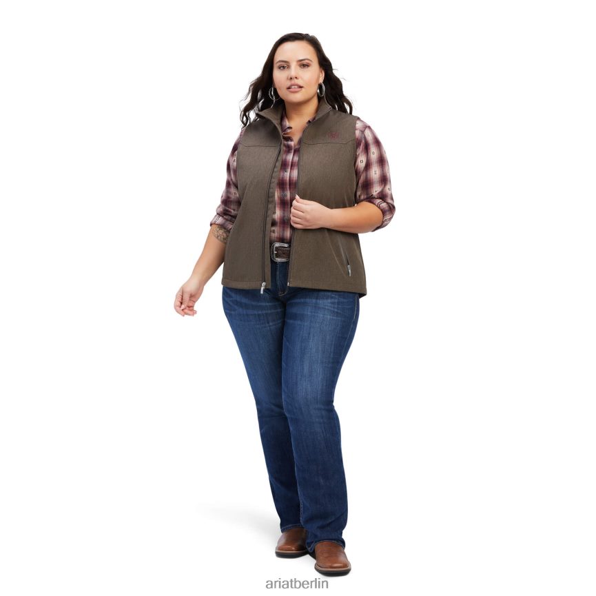 Ariat neue Team-Softshellweste Frauen P4JJPR3512 Banyanrindenheide Spitzen