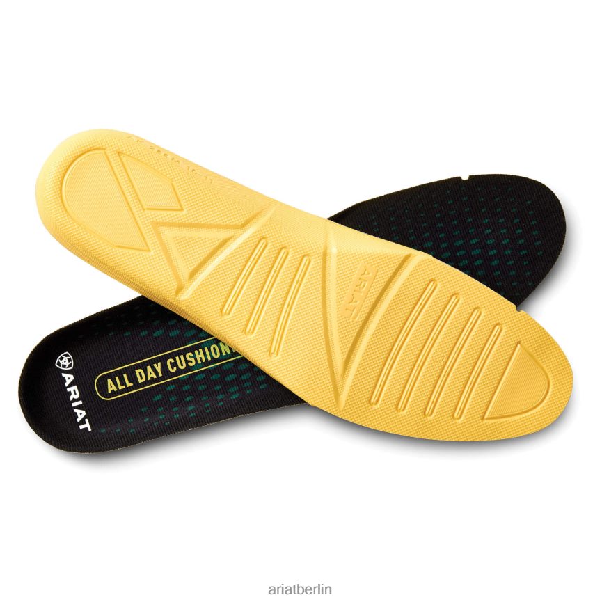 Ariat Ganztägige dämpfende Einlegesohle mit runder Zehenpartie Frauen P4JJPR3805 Schwarz Zubehör