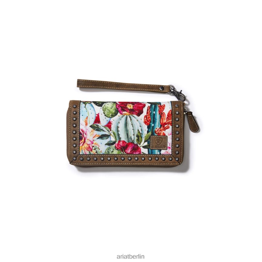 Ariat Clutch-Geldbörse mit Kaktus-Blumenmuster Frauen P4JJPR3726 multi Zubehör
