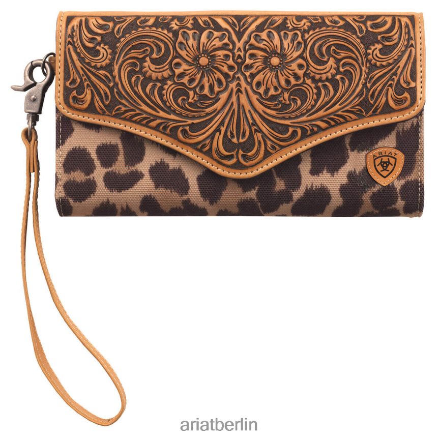 Ariat Clutch-Geldbörse mit Leopardenmuster Frauen P4JJPR3720 bräunen Zubehör