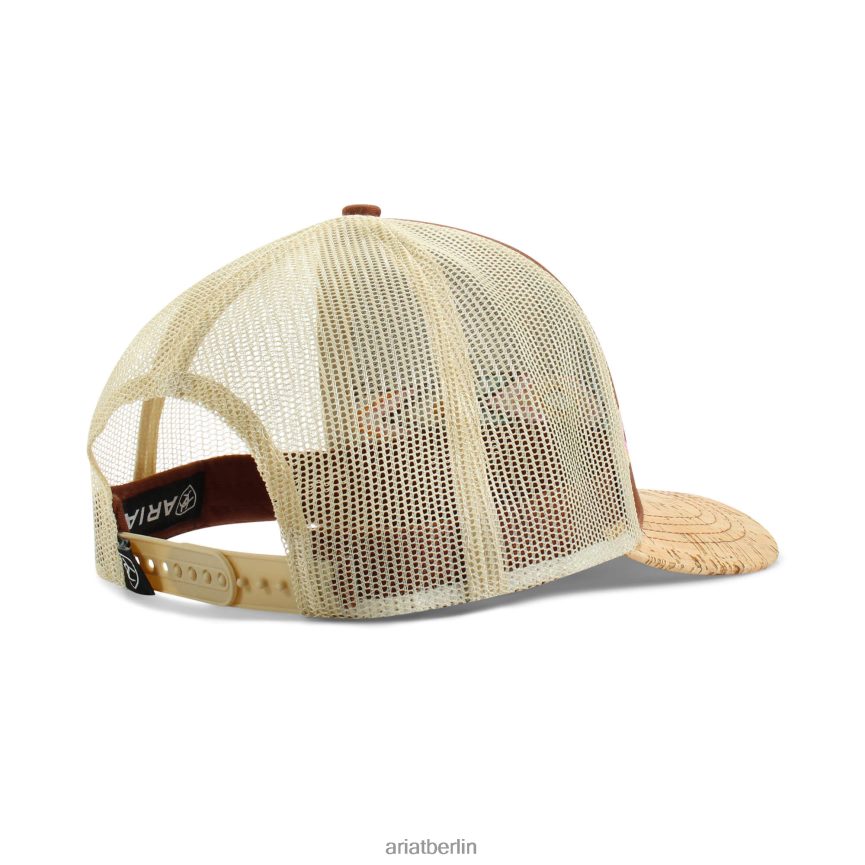 Ariat Kappe mit Diamantstickerei Frauen P4JJPR3769 bräunen Zubehör