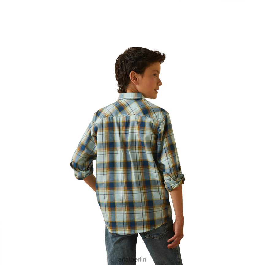 Ariat Habney Retro-Fit-Hemd Kinder P4JJPR4088 Wasser- Kleidung