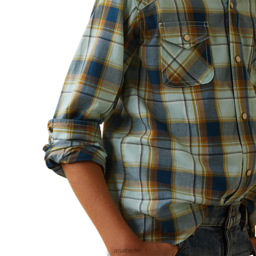 Ariat Habney Retro-Fit-Hemd Kinder P4JJPR4088 Wasser- Kleidung