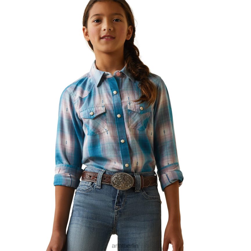 Ariat Idabel-Shirt Kinder P4JJPR4090 Idabel-Plaid Kleidung