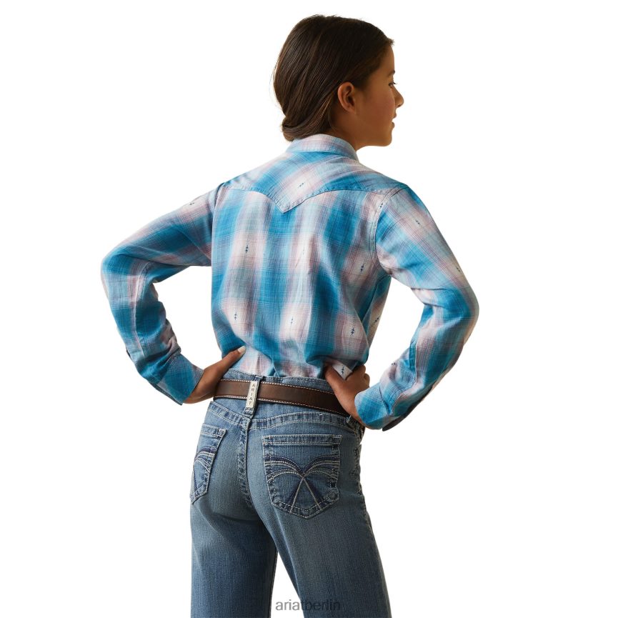 Ariat Idabel-Shirt Kinder P4JJPR4090 Idabel-Plaid Kleidung