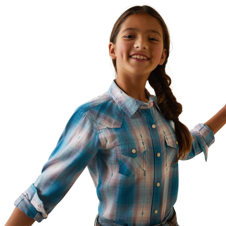 Ariat Idabel-Shirt Kinder P4JJPR4090 Idabel-Plaid Kleidung