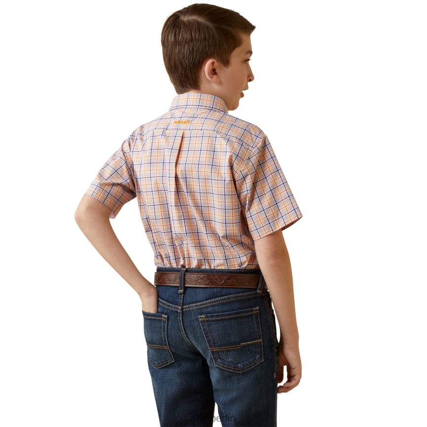 Ariat Pro Series Macklin-Hemd mit klassischer Passform Kinder P4JJPR4082 Ocker Kleidung