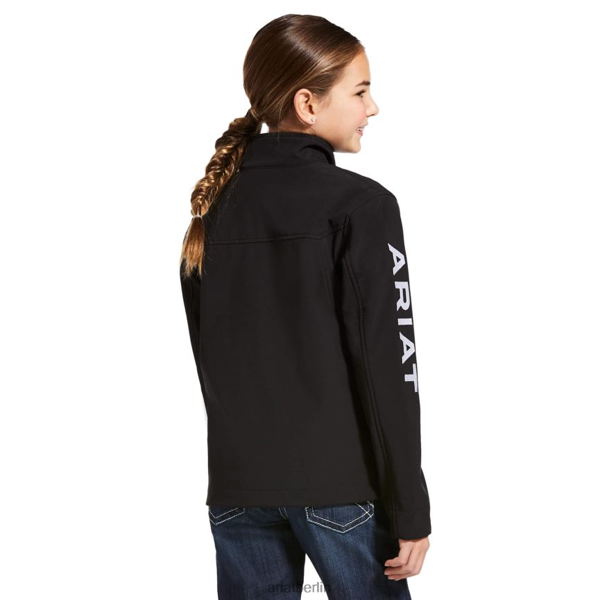Ariat neue Team-Softshelljacke Kinder P4JJPR4122 Schwarz Kleidung